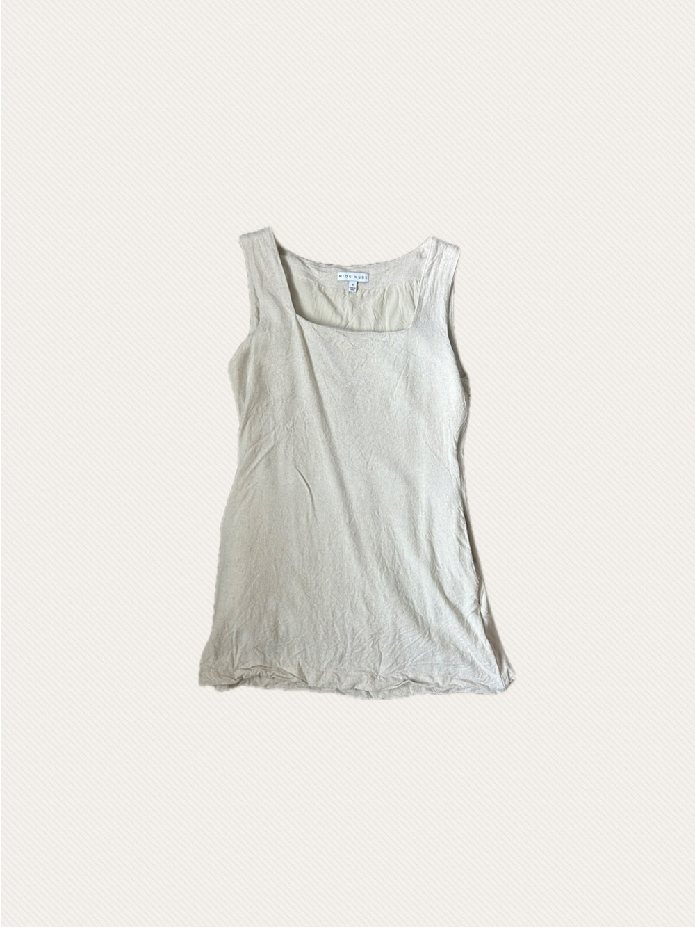Miou Muse Linen Mini Dress